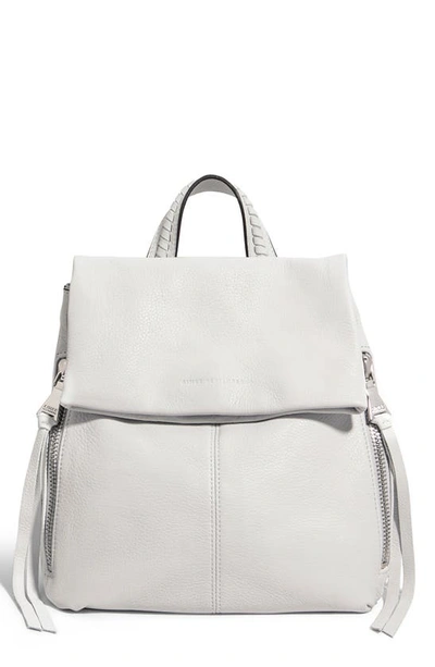 Aimee Kestenberg Bali Leather Backpack In Cloud W/ Shiny Gold