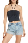Rag & Bone Christy Halter Crop Top In Salute
