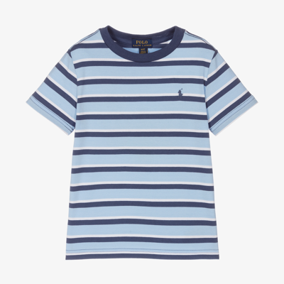 Polo Ralph Lauren Babies' Boys Blue Striped T-shirt