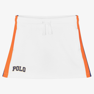 Polo Ralph Lauren Babies' Girls White Cotton Skirt