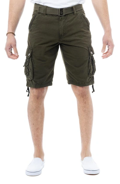 X-ray Belted Cargo Shorts In Olive