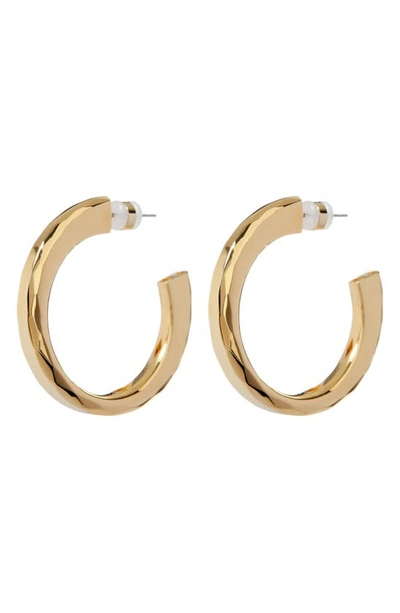 Luv Aj Statement Hoop Earrings In Gold