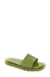 Tory Burch Bubble Jelly Slide Sandal In Sea Wind