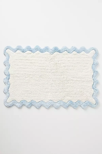 Anthropologie Ernestine Bath Mat By  In Blue Size S