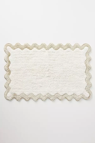 Anthropologie Ernestine Bath Mat By  In Beige Size S