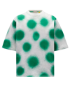 Moncler Genius All Over Print T-shirt In Green