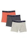 Ted Baker Cotton Stretch Boxer Briefs In Vio/ Nvy Tourm