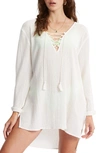 Billabong Blue Skies Beach Cover Up In White