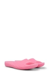 Camper Wabi Slide Sandal In Light Pastel Pink