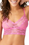 B.tempt'd By Wacoal Lace Kiss Bralette In Sea Pink