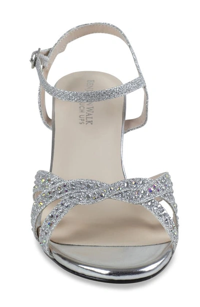 Touch Ups Ivy Ankle Strap Sandal In Silver