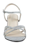 Touch Ups Delilah Ankle Strap Sandal In Silver