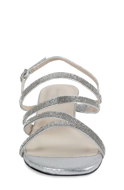 Touch Ups Jodi Slingback Wedge Sandal In Silver