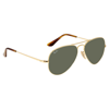 Ray Ban Aviator Metal Ii Green Classic G-15 Unisex Sunglasses Rb3689 914731 55 In Green