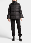 Moncler Barroude Quilted Taffeta Down Jacket In Black
