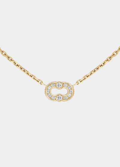 Viltier Magnetic Diamond Necklace In 18k Yellow Gold In Yg