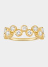 Viltier Clique Large Band Ring In 18k Yellow Gold And Diamonds In Yg