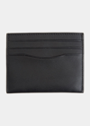 Royce New York Personalized Leather Rfid Blocking Minimalist Card Case In Black