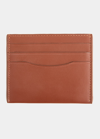 Royce New York Personalized Leather Rfid-blocking Minimalist Card Case In Tan