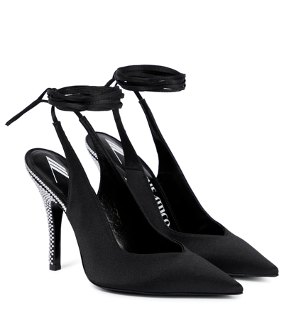 Attico Venus Slingback Pumps In Black