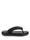 Axel Arigato Delta Sandal Black Rubber Flip Flops With Platform Sole - Delta Sandal