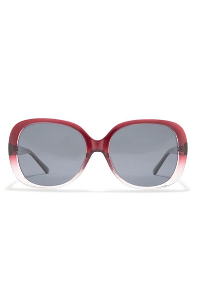 Cole Haan 58mm Round Sunglasses In Red