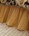 Austin Horn Collection Mira Queen Ruffled Bed Skirt In Gold