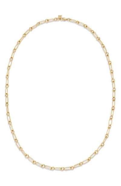 Temple St. Clair 18k Yellow Gold Small River Link Chain Necklace, 24