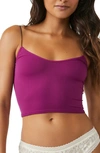 Free People Intimately Fp Crop Top In Raspberry