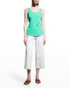 Nic + Zoe Shirttail Perfect Tank In Btt