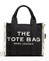 Marc Jacobs The Jacquard Small Tote Bag In Black