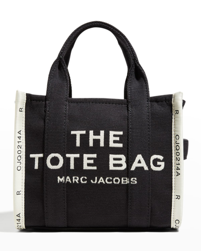 Marc Jacobs The Jacquard Small Tote Bag In Black
