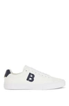 Hugo Boss Low-top Trainers With Contrast 'b' Detail- White Men's Sneakers Size 12