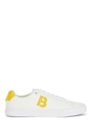 Hugo Boss Low-top Trainers With Contrast 'b' Detail- White Men's Sneakers Size 11
