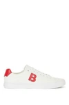 Hugo Boss Low-top Trainers With Contrast 'b' Detail In White