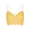 Free People Ilektra Lace Bralette In Crocus Yellow In Yellow