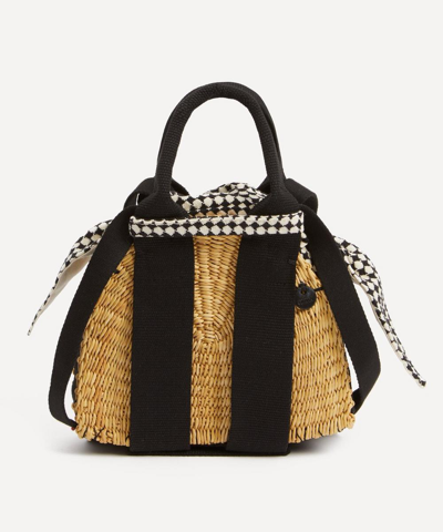 Muun Mini Mana Straw Tote Bag In Natural