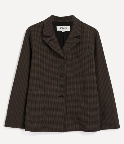 Ymc You Must Create Single-breasted Tailored Jacket In Brown