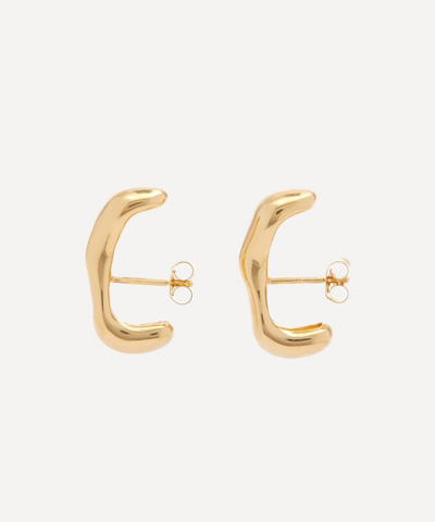 Missoma Gold-plated Vermeil Silver Molten Cuff Stud Earrings