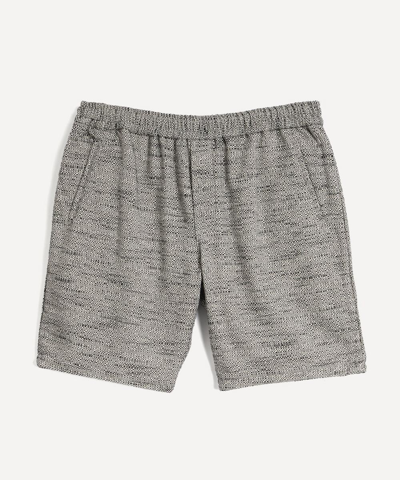 Folk Assembly Straight-leg Cotton Shorts In Checkboard