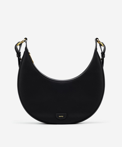 Jw Pei Carly Nylon Saddle Bag In Black