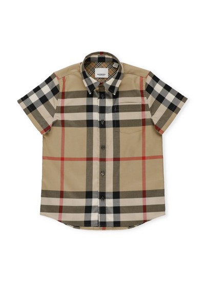 Burberry Kids Vintage Checked Short In Multi