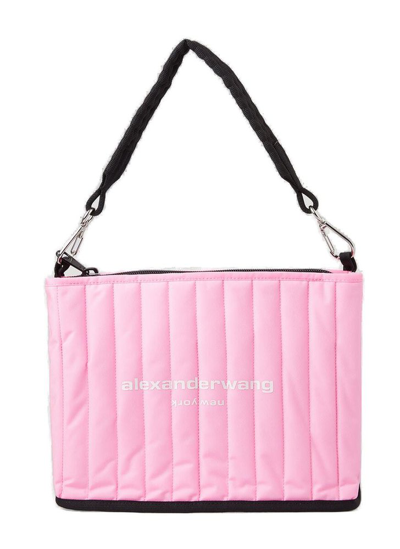 Alexander Wang Elite Tech Shoulder Bag In Pink