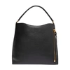 Tom Ford Hobo Days Leather Shoulder Bag In Blk