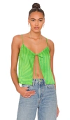 Simon Miller Green Zapa Tank Top In Green