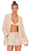 Allsaints Aleida Tri Blazer In Dusty Pink