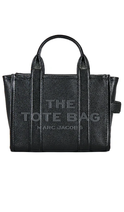 Marc Jacobs The Leather Small Tote Bag In Black