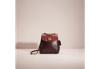 Coach Restored Parker Convertible Backpack 16 With Snakeskin Detail In Brass/deep Red