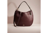 Coach Restored Mae Hobo In Light Gold/oxblood