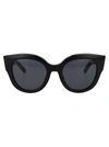 Philipp Plein Sunglasses In 0700 Black